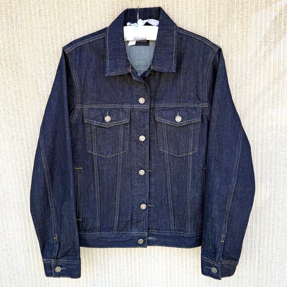 J. Crew Other - J Crew classic indigo denim trucker jacket, size small, excellent condition